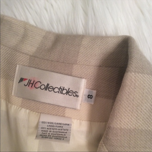 VTG Plaid 2pc pant suit 100% Wool Union made - Picture 8 of 16